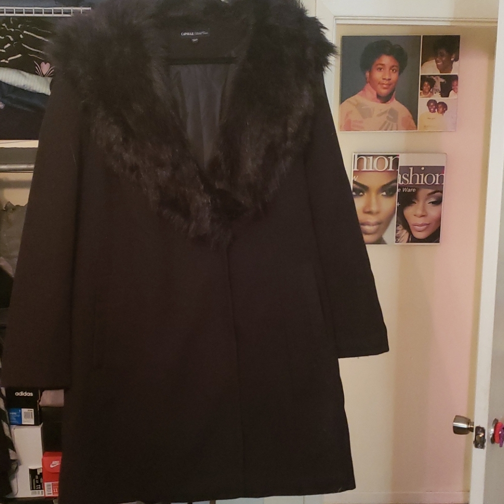 Fur Collar Coat